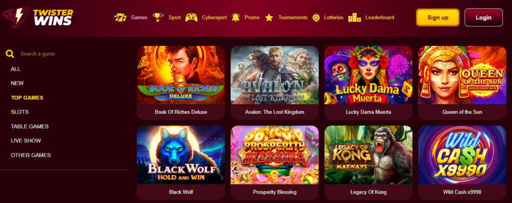 Exciting Table Games at Twister Wins Casino